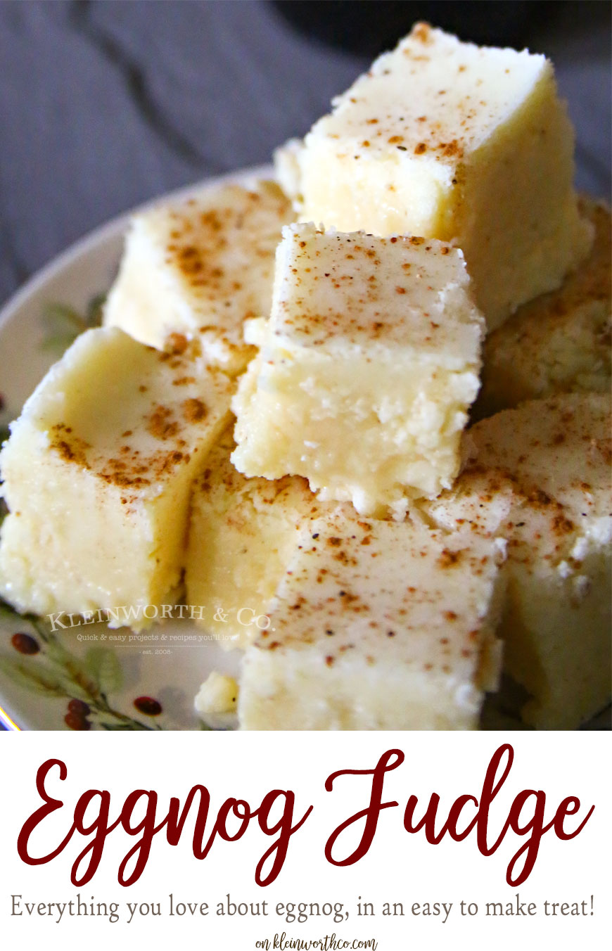 Eggnog Fudge