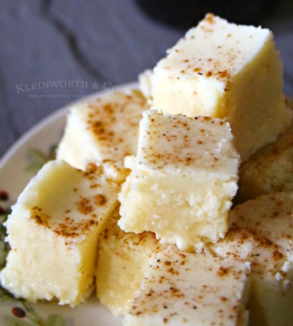 Eggnog Fudge