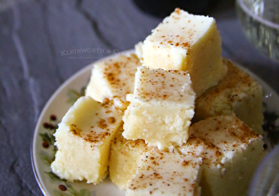 Eggnog Fudge