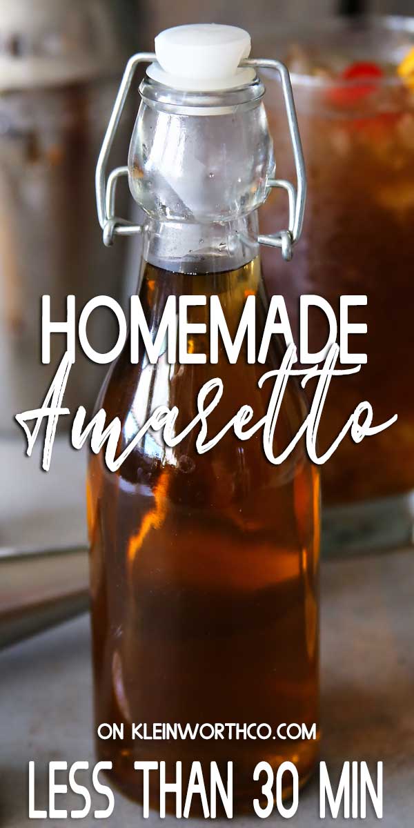 Homemade Amaretto Recipe