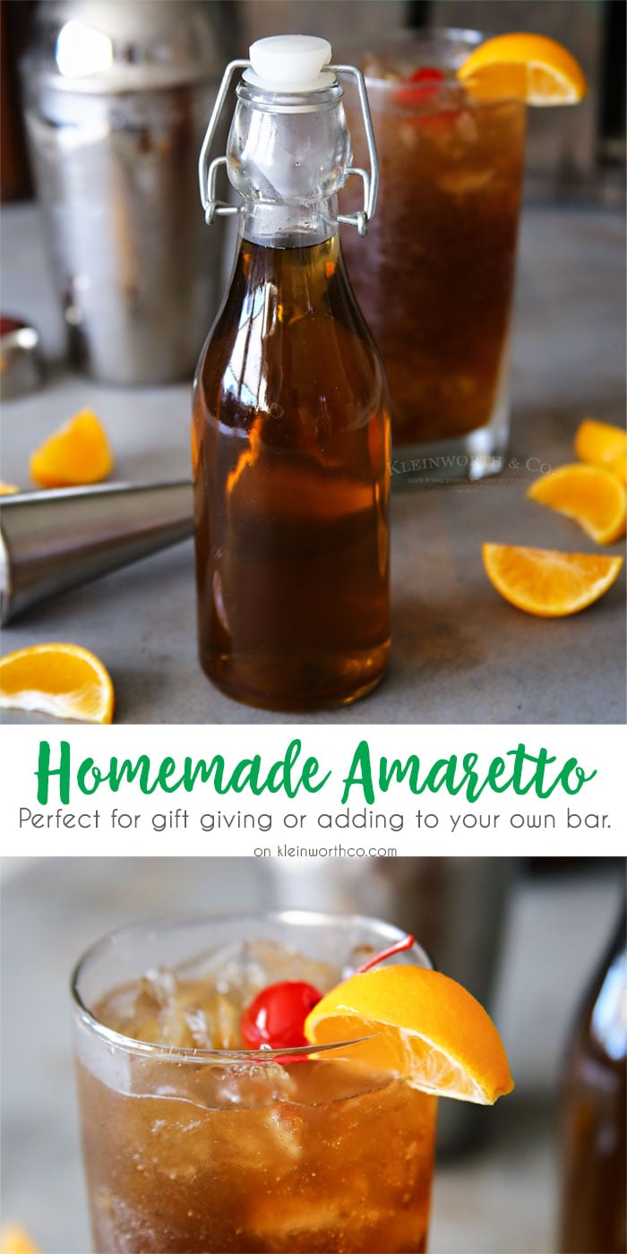 Homemade Amaretto Recipe - Kleinworth & Co