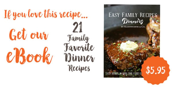 Easy Family Recipes Dinners eBook