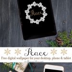 Peace Holiday Digital Wallpaper