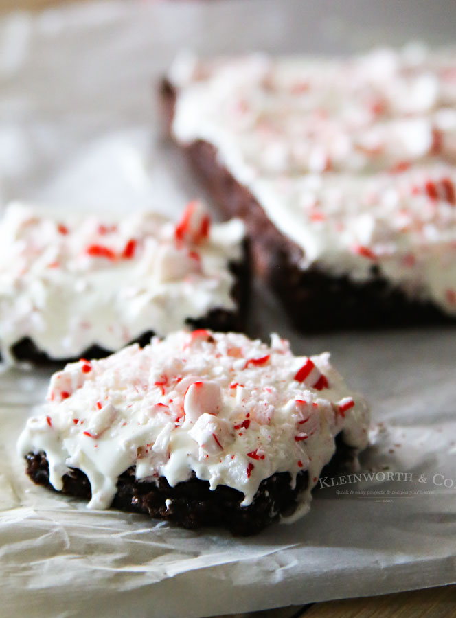 Peppermint Mocha Brownies