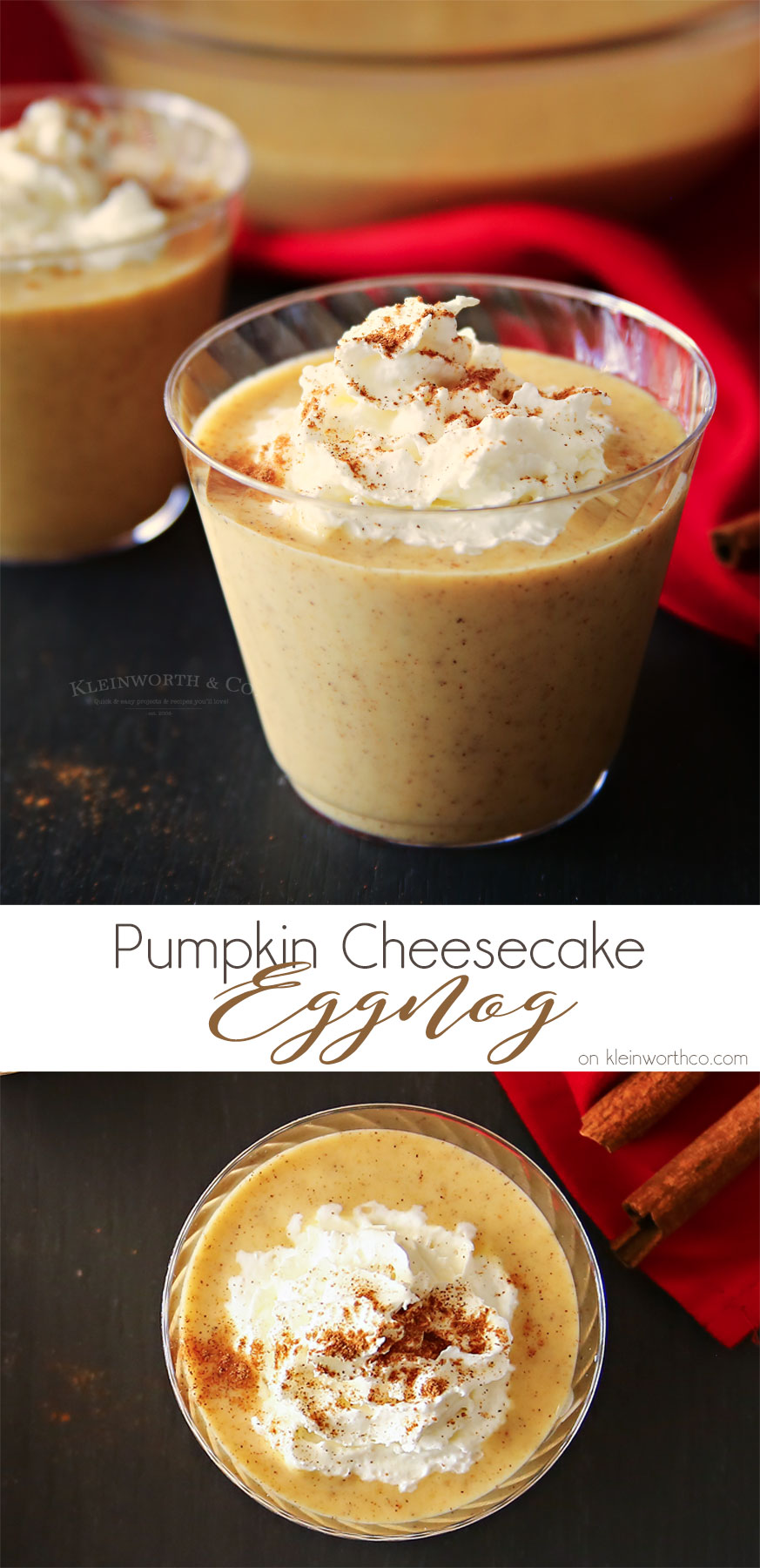 Pumpkin Cheesecake Eggnog