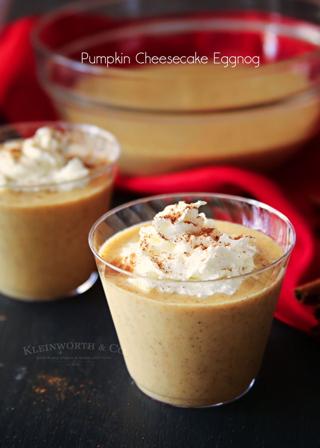 Pumpkin Cheesecake Eggnog