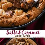 Salted Caramel Skillet Cookie