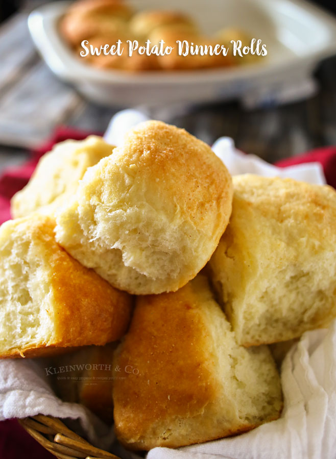 Sweet Potato Dinner Rolls