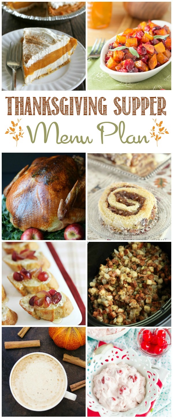 Best Thanksgiving Supper Menu Plan