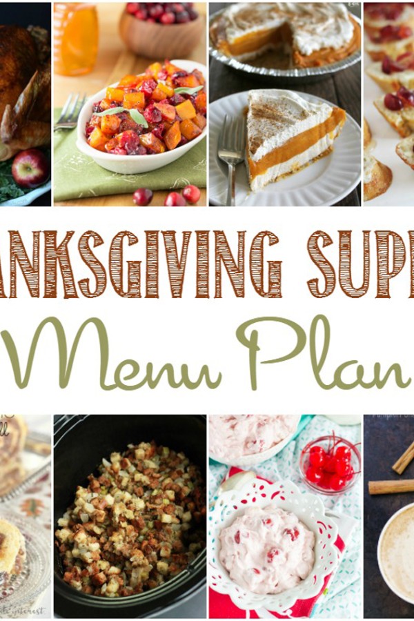 Best Thanksgiving Supper Menu Plan