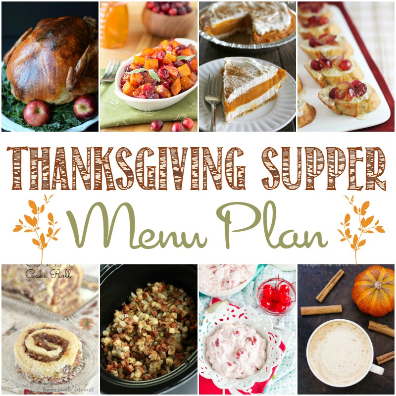 Best Thanksgiving Supper Menu Plan