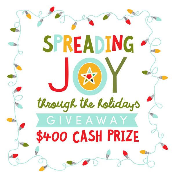 Spread Joy Free Christmas Printable & AWESOME $400 Giveaway