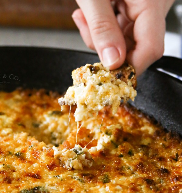 Cheesy Havarti Hot Spinach Dip