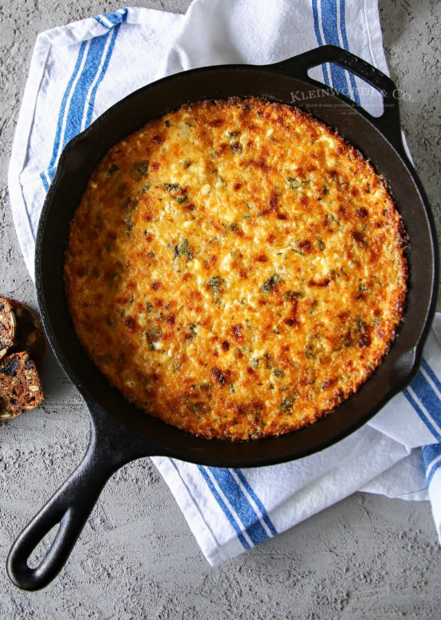 Cheesy Havarti Hot Spinach Dip