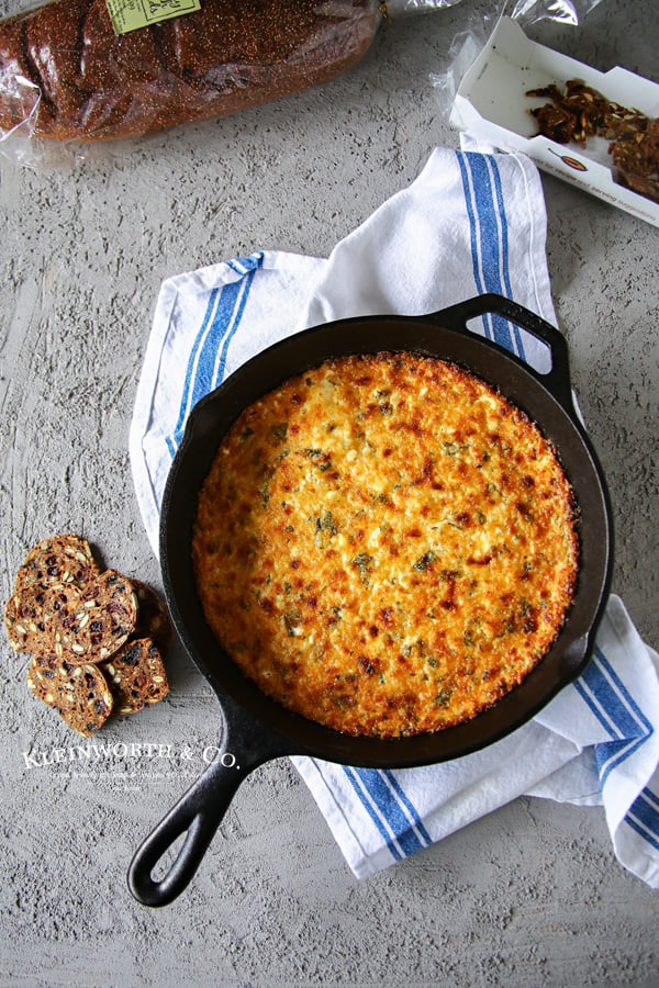 Cheesy Havarti Hot Spinach Dip