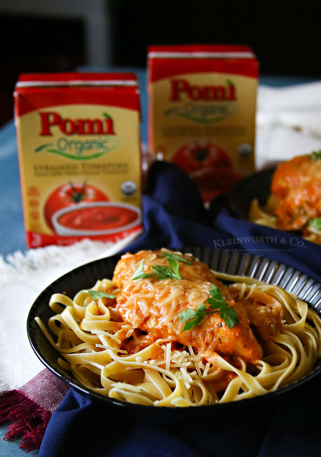 Creamy Tomato Parmesan Chicken