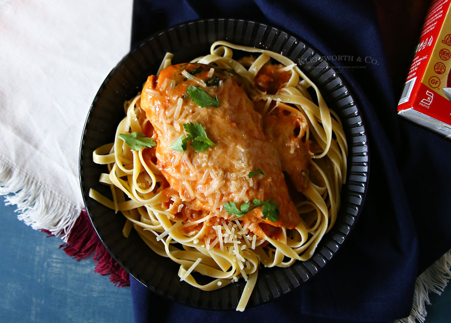 Creamy Tomato Parmesan Chicken