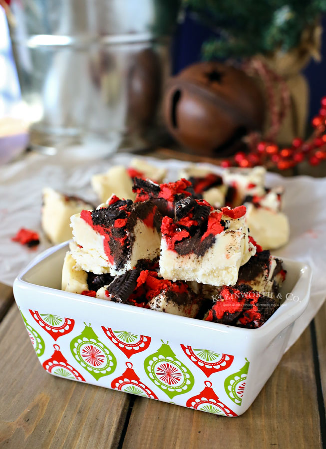 Holiday Oreo Fudge Recipe