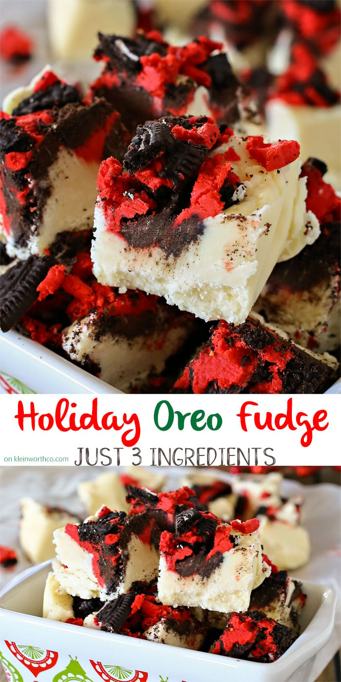 Holiday Oreo Fudge Recipe