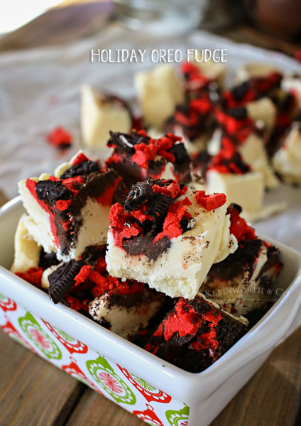 Holiday Oreo Fudge Recipe