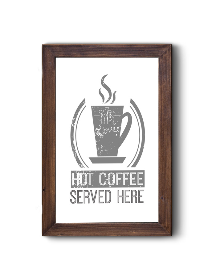 Hot Coffee Free Printable Coffee Station Sign