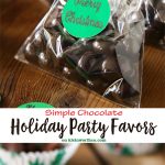 Simple Chocolate Holiday Party Favors