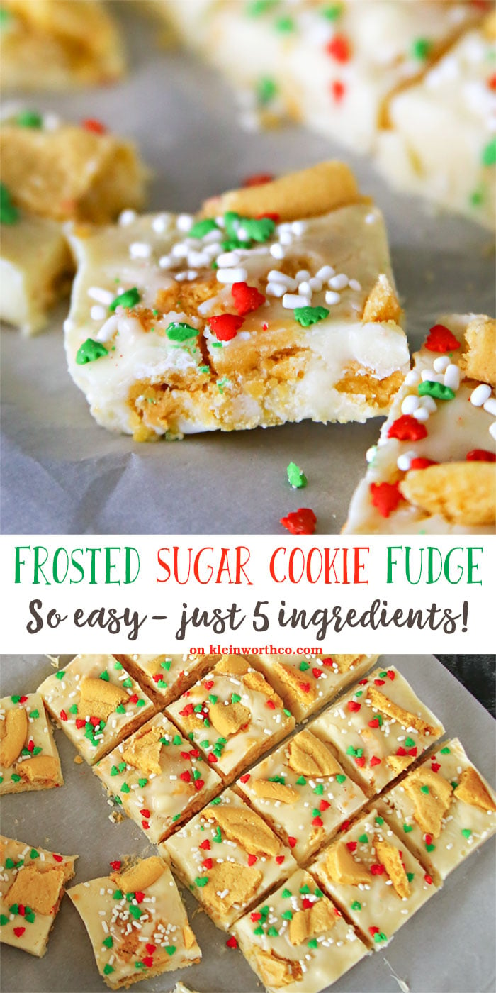 Frosted Sugar Cookie Fudge - Taste of the Frontier