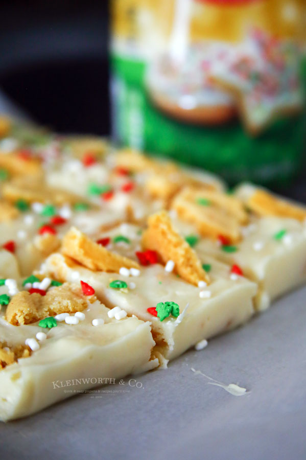 Frosted Sugar Cookie Fudge