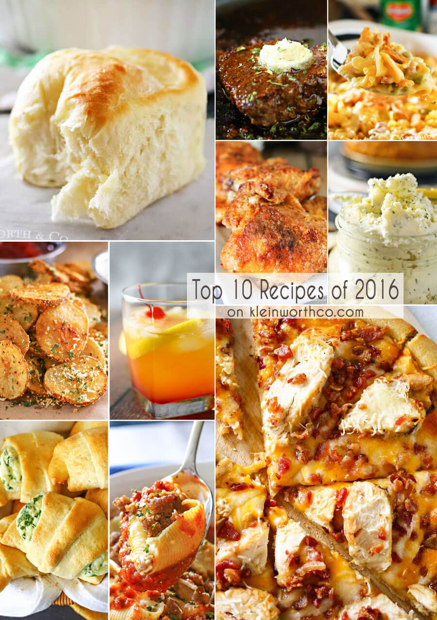 Top 10 Recipes for 2016