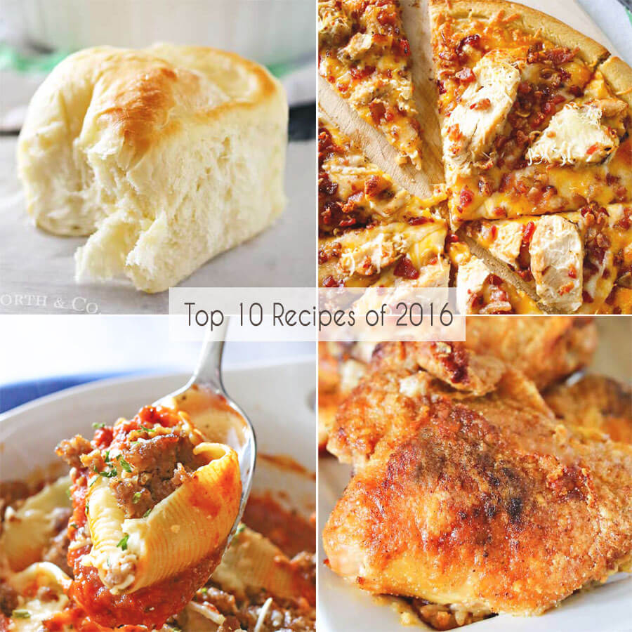 Top 10 Recipes for 2016