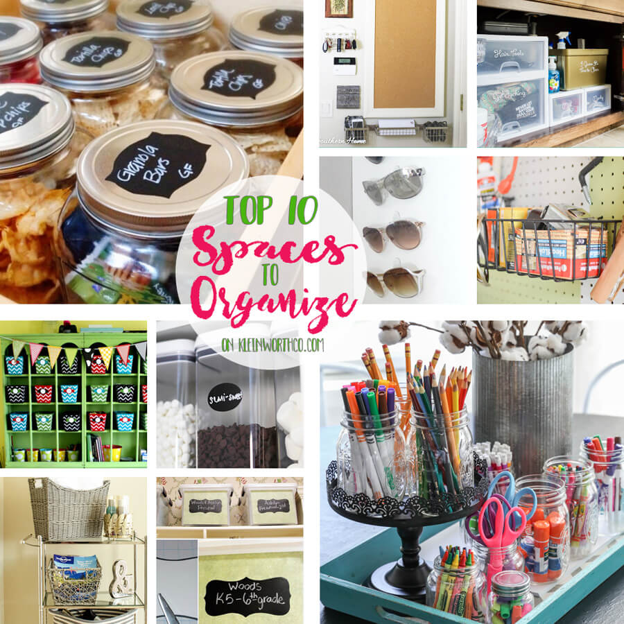 Top 10 Spaces to Organize