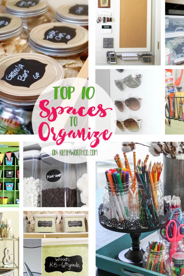 Top 10 Spaces to Organize