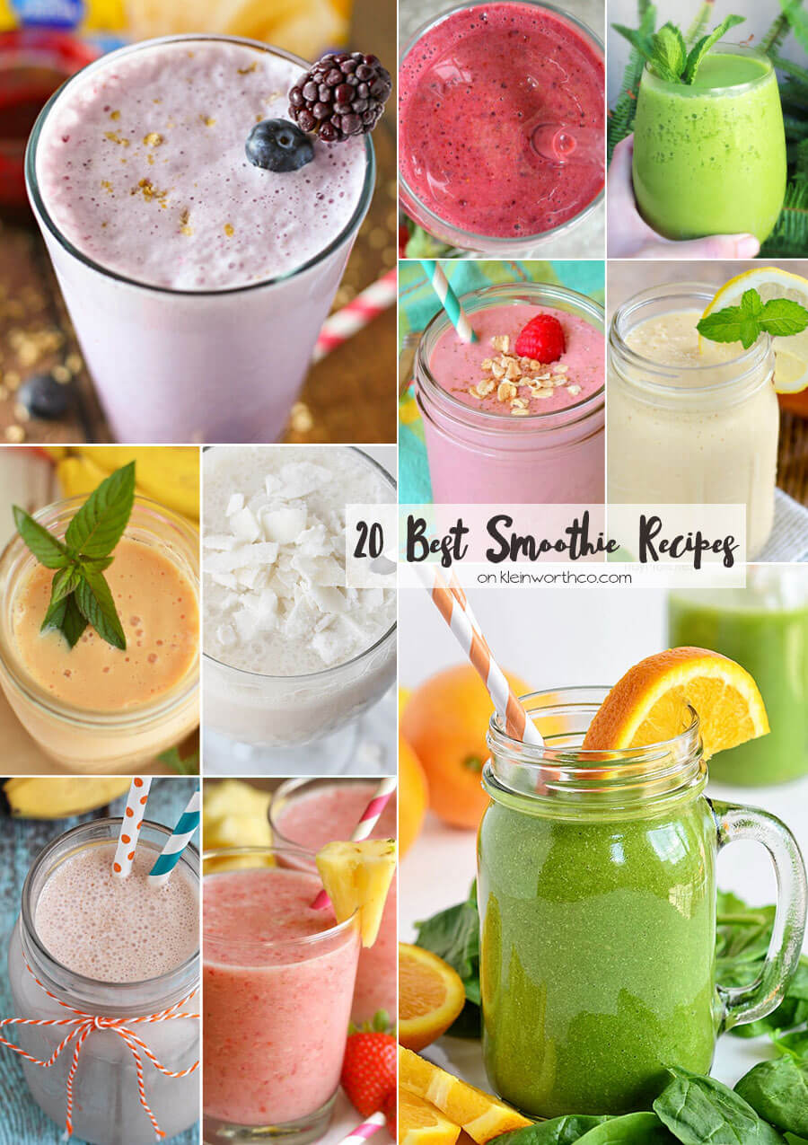 20 Best Smoothie Recipes