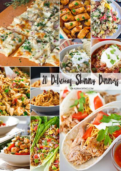 20 Delicious Skinny Dinners