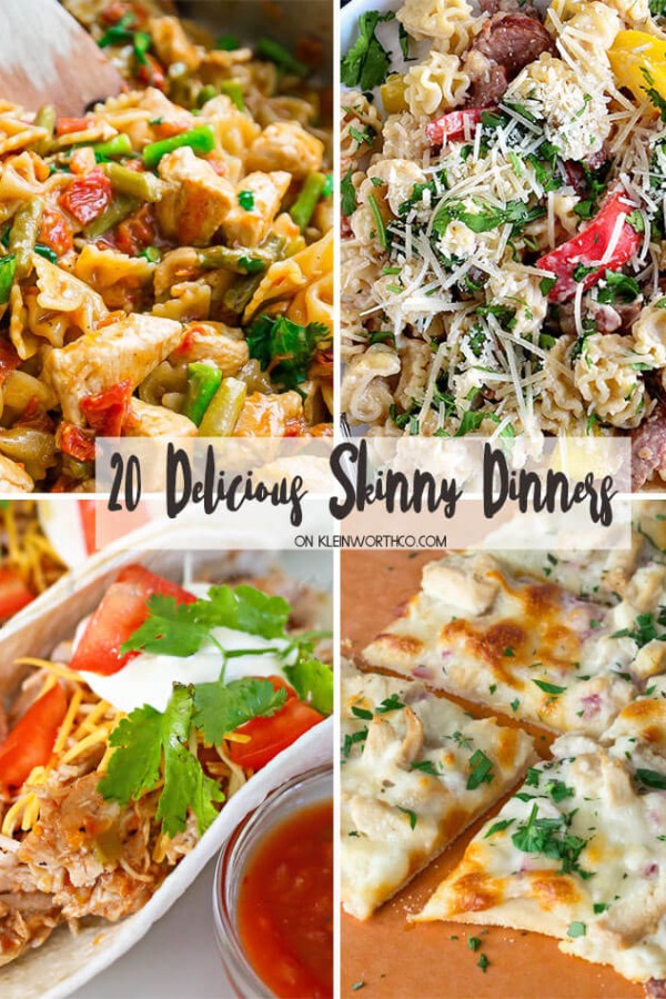 20 Delicious Skinny Dinners