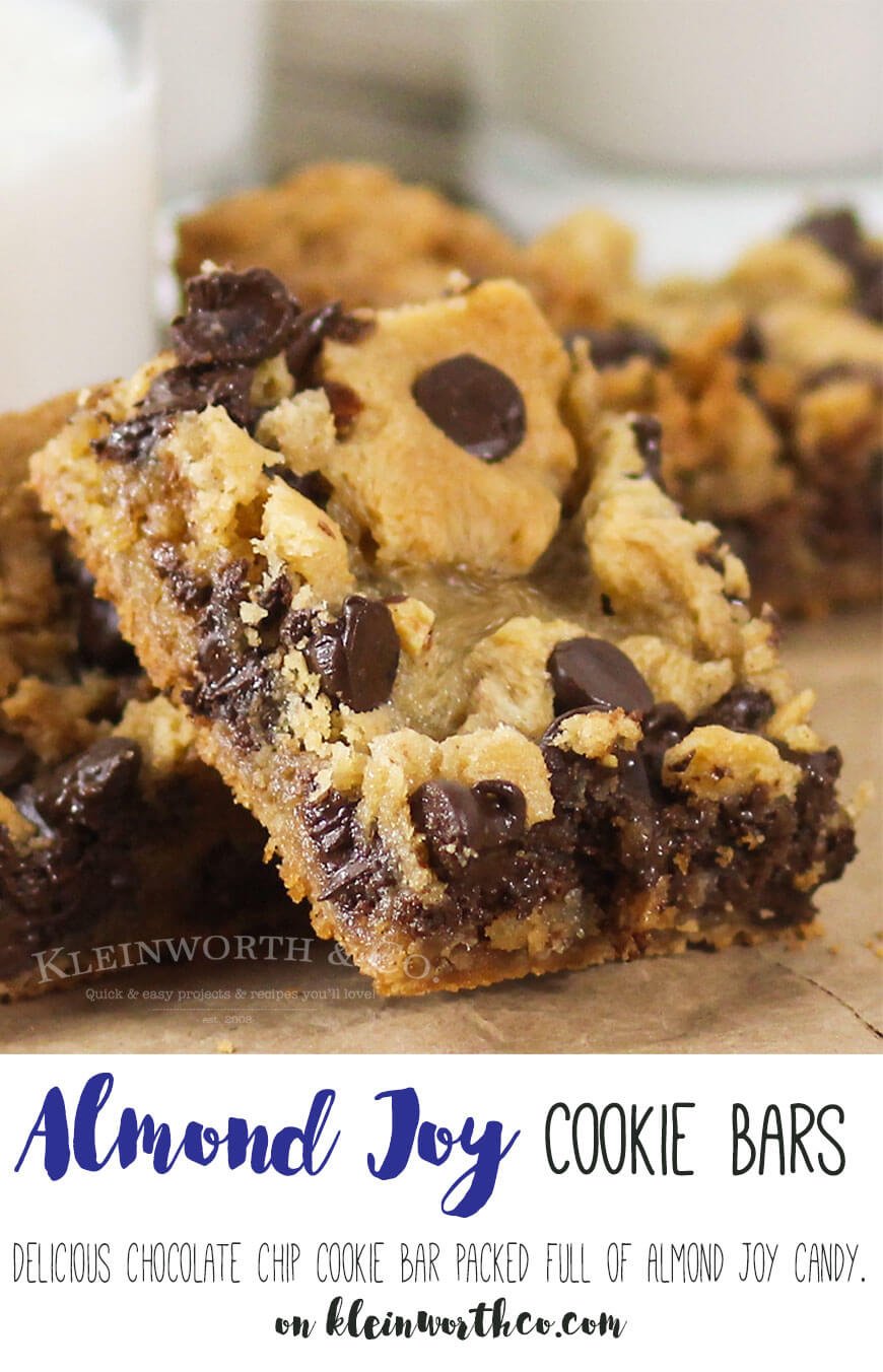 Almond Joy Cookie Bars