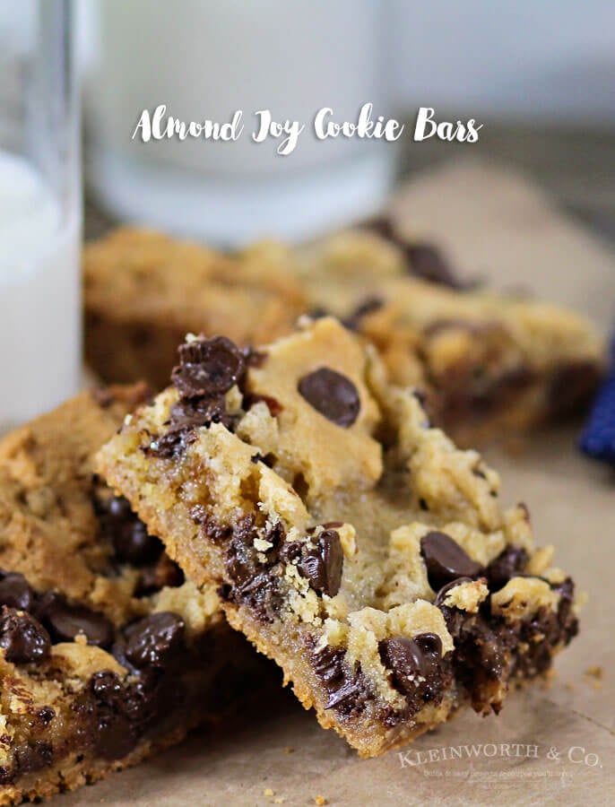 Almond Joy Cookie Bars