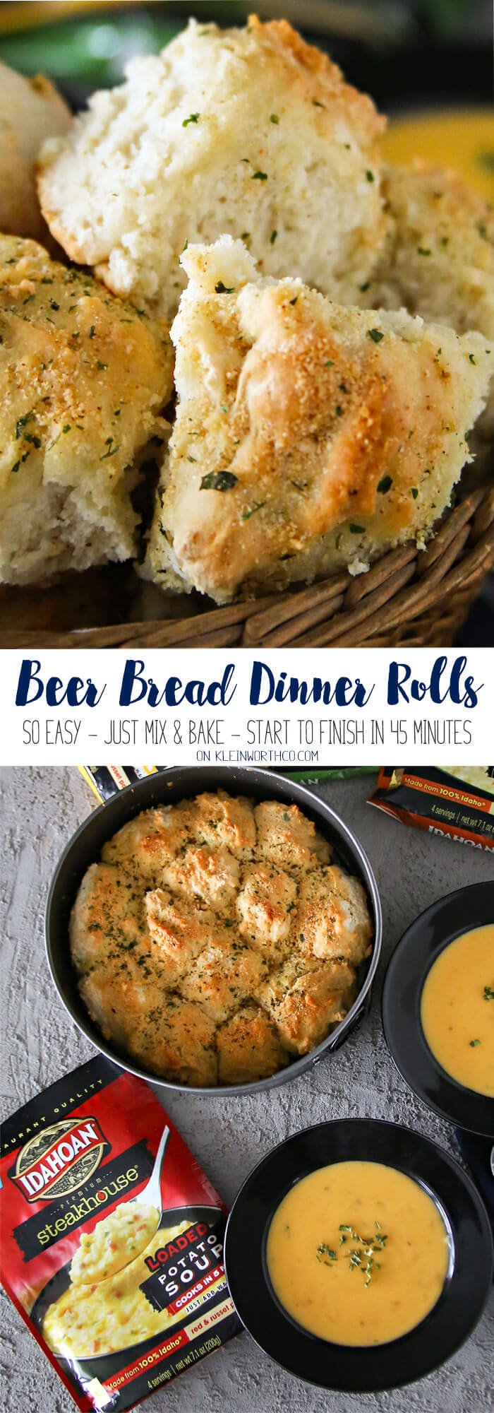 Beer Bread Dinner Rolls