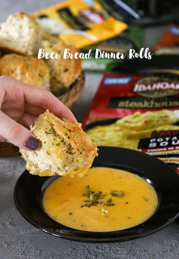 Beer Bread Dinner Rolls