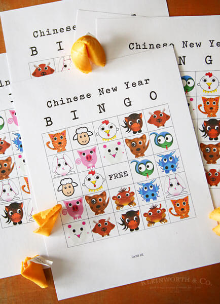 Chinese New Year Bingo Printable