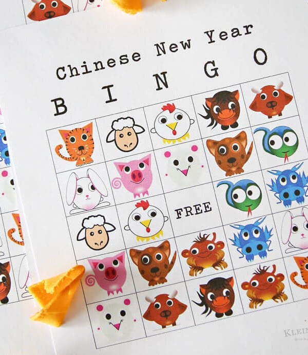 Chinese New Year Bingo Printable