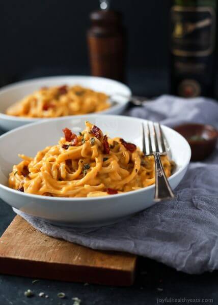 Butternut Squash Alfredo Pasta