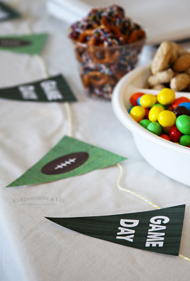 Game Day Party Printables