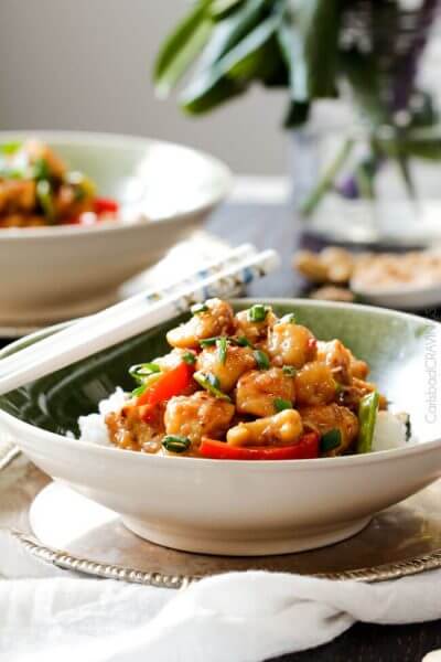 Honey Coconut Cashew Chicken Stir Fry