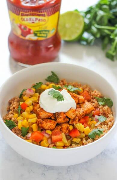 Make-Ahead Chicken Fajita Bowls