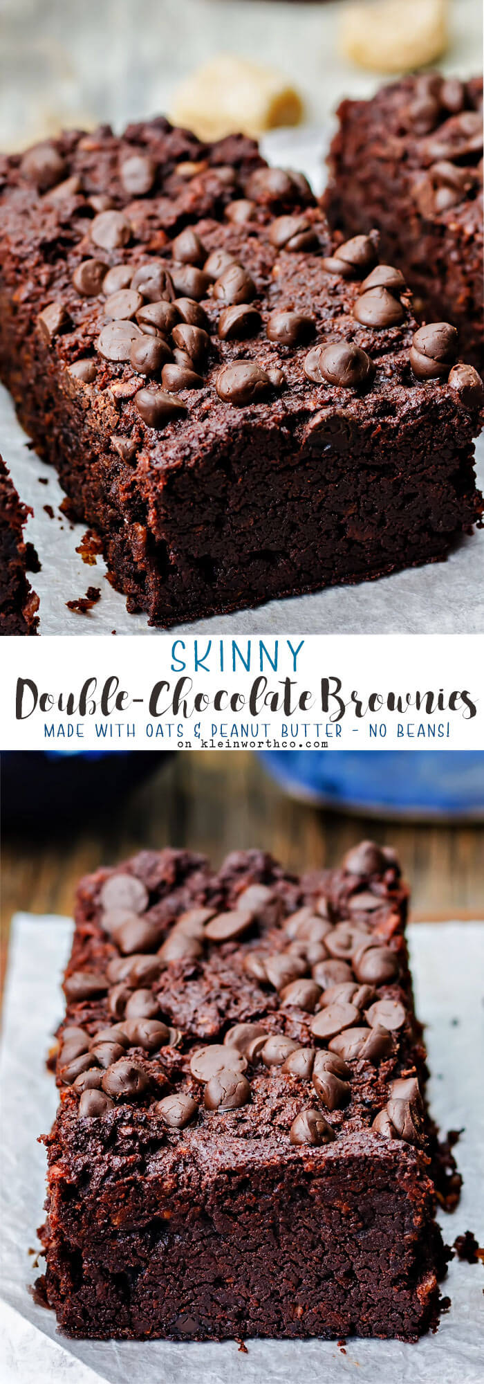 Skinny Double Chocolate Brownies