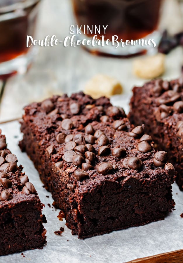 Skinny Double Chocolate Brownies