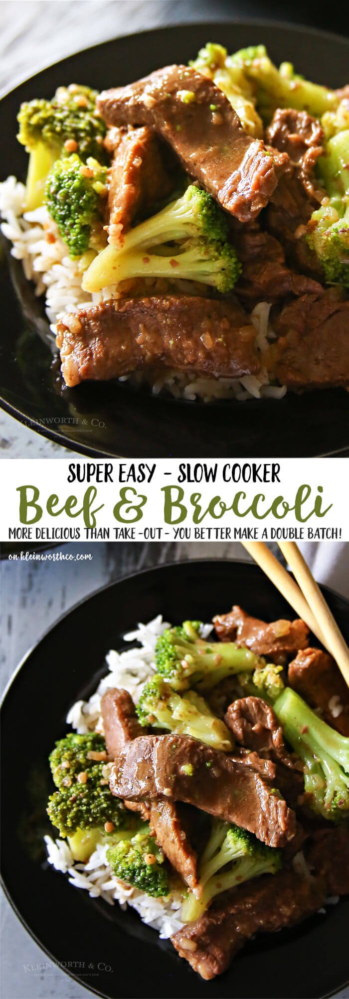 Slow Cooker Beef & Broccoli - Taste of the Frontier