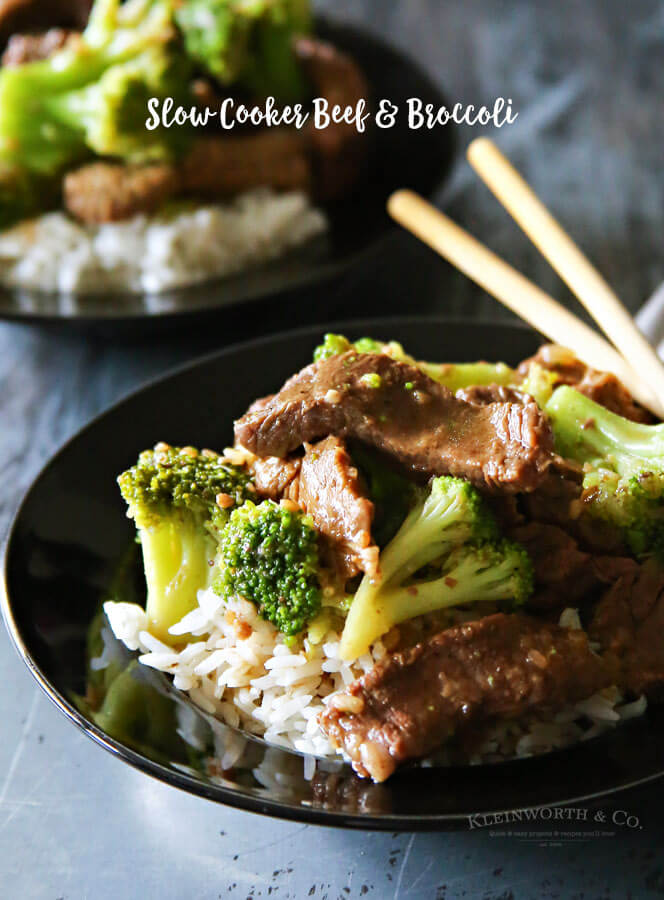 Slow Cooker Beef & Broccoli