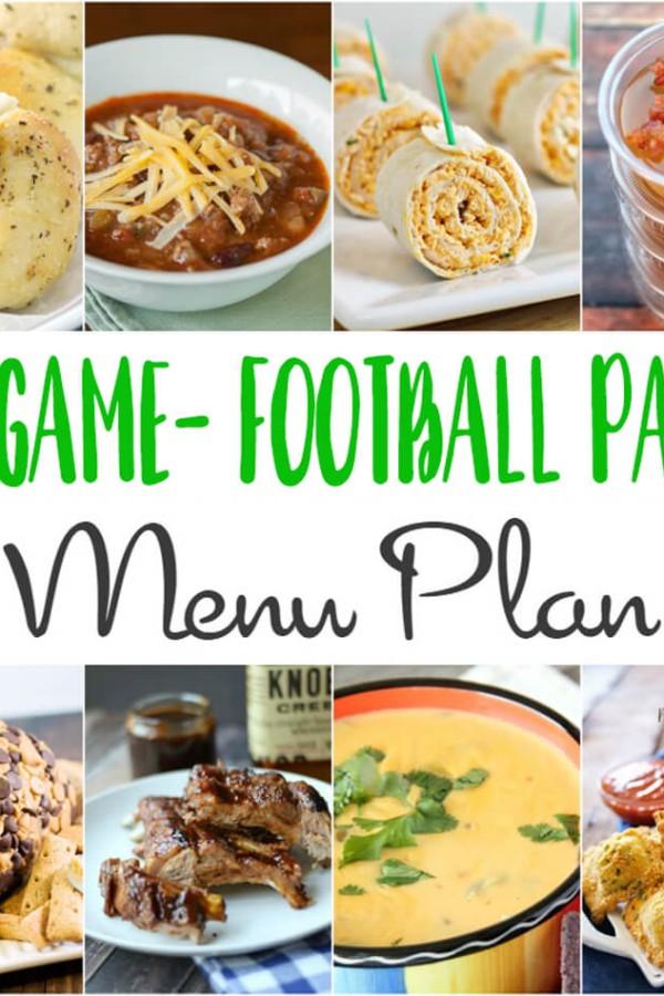 Big Game Football Party Menu